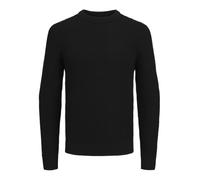 JACK&JONES PLUS Men's Jjliam Knit Crew Neck Pls Jumper, Black, 5XL