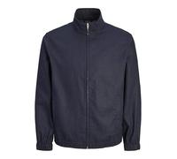JACK&JONES PLUS Men's Jprccwinston Linen JKT Pls Short Jacket, Dark Navy, XXXXXL