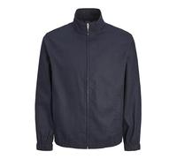 JACK&JONES PLUS Men's Jprccwinston Linen JKT Pls Short Jacket, Dark Navy, XXXXXL