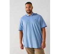 Jack & Jones Plus Paulos Tipped Polo Shirt - Bright Cobalt, Bright Cobalt, Size 2Xl, Men Bright Cobalt