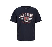 JACK & JONES Plus Size Brand Logo T-Shirt for Men in 2 Colours, 2XL-6XL