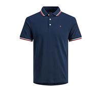 Jack & Jones Paulos Plus Size Short Sleeve Polo Blue 8XL Men