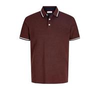 Jack & Jones Epaulos Short Sleeve Polo Brown S Men