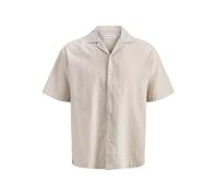 JACK & JONES Poplin Shirt Plus Size | Regular Fit, Short Sleeves, Casual, Maximum temperature 40°C normal process