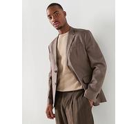 Jack & Jones Premium Martin Lawrence Linen Suit Jacket, Morel, Size 56, Men Morel