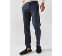 Jack & Jones Premium Martin Lawrence Linen Suit Trousers, Dark Navy, Size 56, Men Dark Navy