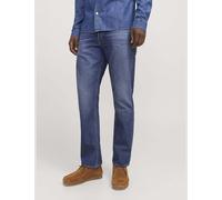 JACK & JONES Pure Cotton Relaxed Fit 5 Pocket Jeans Blue