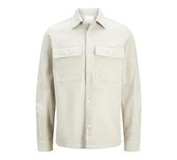 Jack & Jones Raymond Melange Long Sleeve Shirt Summer Sand sleeves, Chest pock