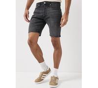 Jack & Jones Rick Original Denim Shorts, Black, Size Xl, Men Black