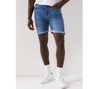 Jack & Jones Rick Original Distressed Denim Shorts, Blue Denim, Size 2Xl, Men Blue Denim