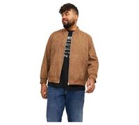 Jack & Jones Rocky Faux Suede Jacket Brown 2XL / Regular Men