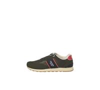 Jack & Jones Spirit Runner Synthetic Men's Olive Night Trainers UK 9