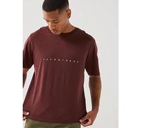 Jack & Jones Star Crew Neck T-Shirt, Bitter Chocolate, Size 2Xl, Men Bitter Chocolate