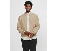 Jack & Jones Stretch Fit Bomber Jacket Sand