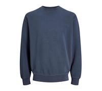 JACK & JONES JJECHARGE Noos Faded Sweat Crew Neck, Indigo (mood indigo), M