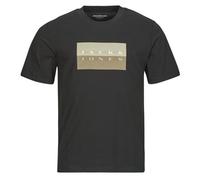 Jack & Jones T shirt JCOFUSION DOTS PRINT in Black EU M