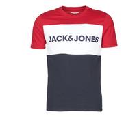 Jack & Jones T shirt JJELOGO BLOCKING in Red EU S
