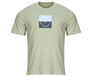 Jack & Jones T shirt JORCATSKILLS SQUARE BRANDING in Kaki EU S