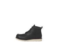 JACK & JONES Toronto Leather Men's Black Ankle Boots - UK 9