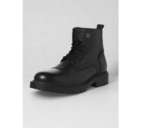 Jack & Jones Tremor Leather Lace Up Boots Cognac and Anthracite