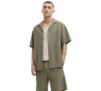 Jack & Jones Tyson Resort Short Sleeve Shirt Green XL Men