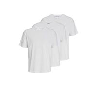 Round neck T-shirts Jack & Jones Under (x3) White XL