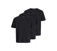 JACK & JONES Under Tee 3 Pack Black - Short sleeves, Standard Fit
