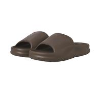 Jack & Jones Unisex And Mens Status Moulded Footbed Sliders (Carafe) - Dark Brown - Size UK 8