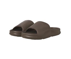 Jack & Jones Unisex And Mens Status Moulded Footbed Sliders (Carafe) - Dark Brown - Size UK 8