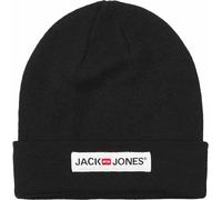 JACK & JONES Unisex Jacdna Corp Beanie Logo Black Grey Navy Olive Winter, black, One Size