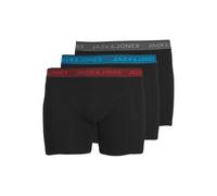 Jack & Jones WAISTBAND TRUNKS 3 PACK PLS MEN Trunks,Asphalt,EU2XL US1L