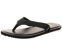 JACK & JONES Washton Leather Men's Anthracite Flip Flops - UK 10