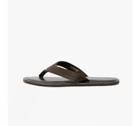 Jack & Jones Washton Leather Men's Brown Stone Flip Flops - UK 12 / EU 46 / US 13