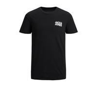JACK&JONES PLUS Men's JJECORP Logo TEE SS O-Neck NOOS PS T-Shirt, White/Print:Large Print/Black, 5XL