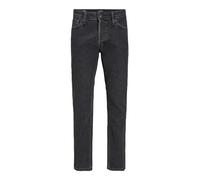 JACK & JONES Women's JJICHRIS Jjoriginal SQ 737 Jeans, Black Denim, 34W x 34L