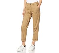 JACK & JONES Women's Jjxx Jxella Regular Chino Mw Pant Noos Chinos, Petrified Oak, 24W / 32L