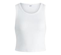 JJXX Womens Fallon Rib Top Bright White L