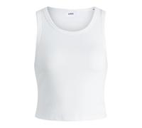 JACK & JONES Womens Jjxx Jxfallon Sl Rib Tank Top Noos T-Shirt, Bright White, L UK