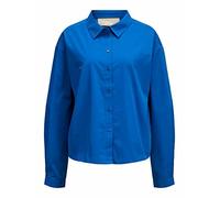JACK & JONES Women's Jjxx Jxmission Ls Relax Shirt Noos Blouse, Blue Iolite, S