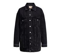 JACK & JONES Women's JXALISON Oversized Long Jacket CR504, Black Denim, S