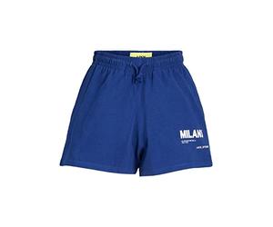 Jack & Jones Women's JXBALI HW Relaxed Vint Shorts, Sodalite Blue/Print:Bright White Milano Print, M