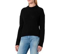 JJXX Women's JXEMBER Fluffy Crew Neck Knit NOOS Sweater, Black, M