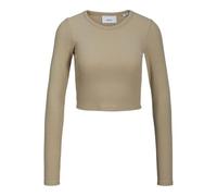 Jack & Jones Women's Jxfeline Ls Rib Tee Noos Longsleeve T-Shirt, Incense, M