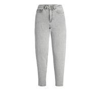Jack & Jones Women's Jxlisbon Mom Hw Jeans R4040 DNM, Light Grey Denim, 26W / 30L