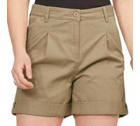 Jack & Jones Women's Jxmaddy RLX Ctn Hw Shorts PNT, Beige, L