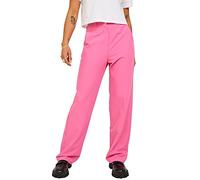 Jack & Jones Women's Jxmary Reg Hw Pant PNT Noos, Carmine Rose, 28W x 30L