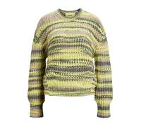 JJXX Women's Jxsimone Crew Neck Knit Noos Jumper, Limeade/Stripes:/3 Multi Space Dye, S