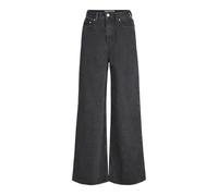 Jack & Jones Women's Jxtokyo Wide Rh Hw Jeans R6054 DNM, Black Denim, 28W x 32L