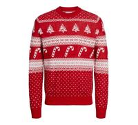 JACK & JONES X-mas Knitted Pullover | Knit Fit, X-mas, Long Sleeves, Christmas, Maximum temperature 30°C gentle process