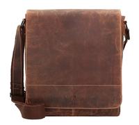 Jack Kinsky Baltimore 4 shoulder bag leather 28 cm brown
